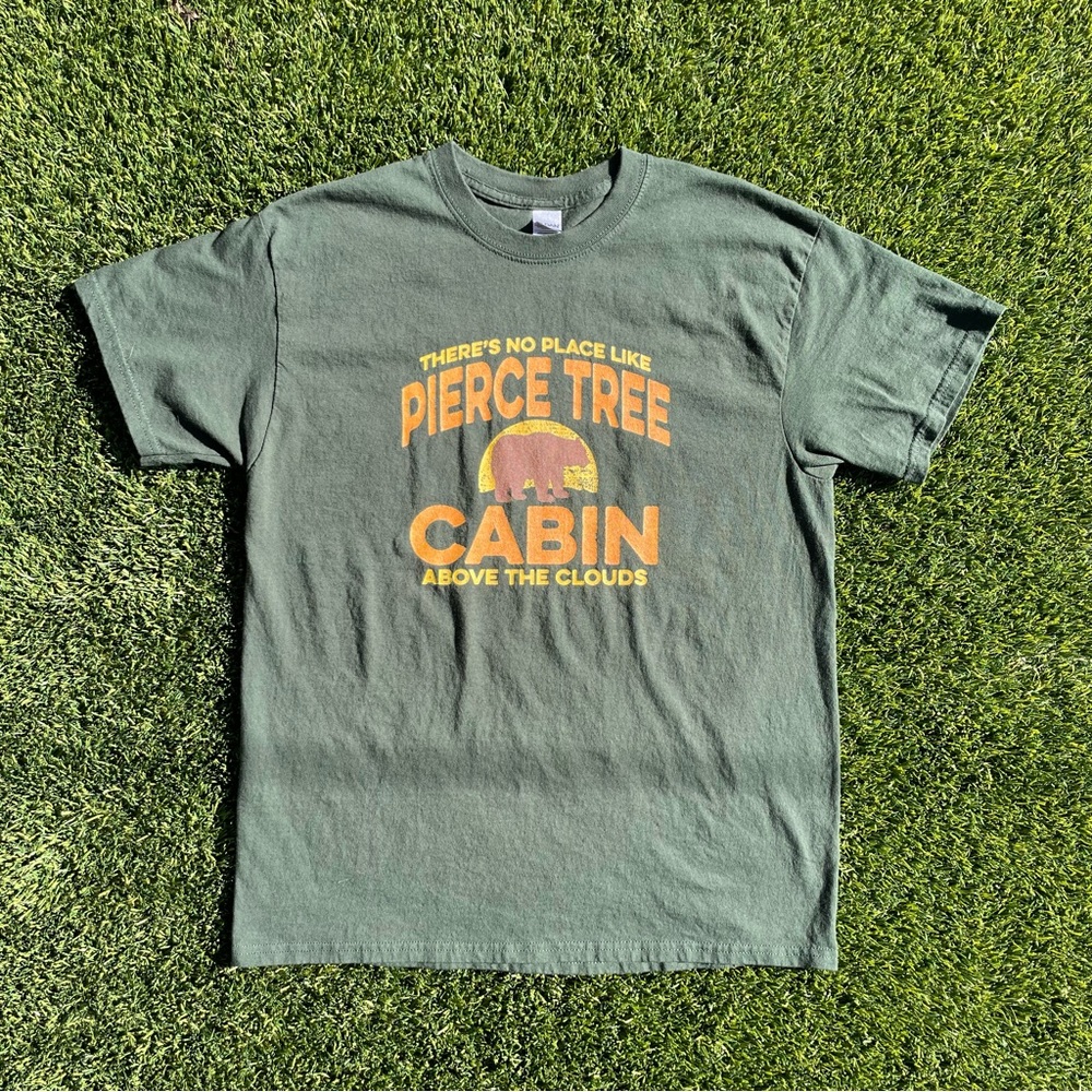 There's No Place Like Pierce Tree Cabine Above the Clouds Gildan Heavy Cotton L